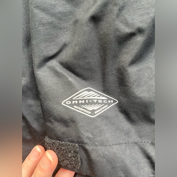 🌲COLUMBIA🌲- Black Omni-Heat Rain Shell Womens Large Used - Picture 6 of 13
